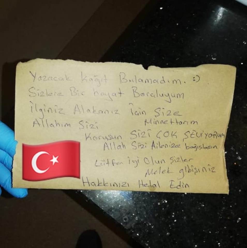 Korona virüsten taburcu oldu yazdığı mektup herkesi duygulandırdı 