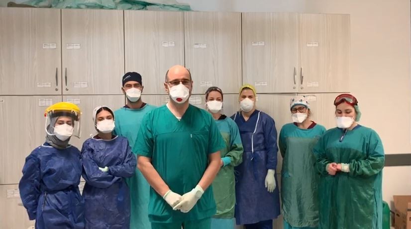 Koronadan girdi alkışlarla çıktı 