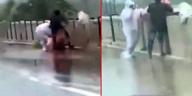 Koronadan ölen hastanın cansız bedenini nehre attılar