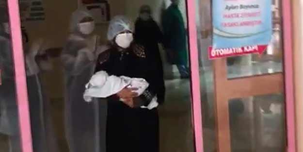 Koronavirüs ile doğdu! 15 gün sonra...