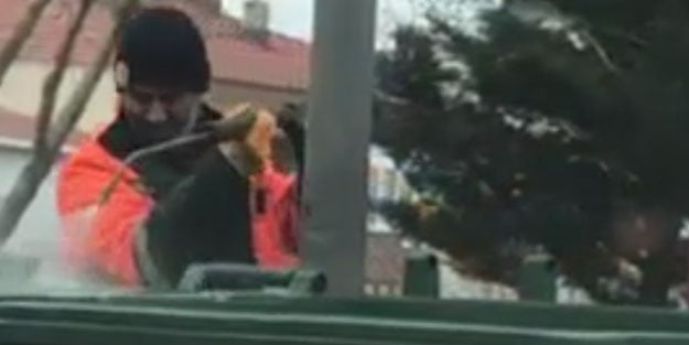 Koronavirüs önlemleri! Çöp konteynerleri dezenfekte edildi