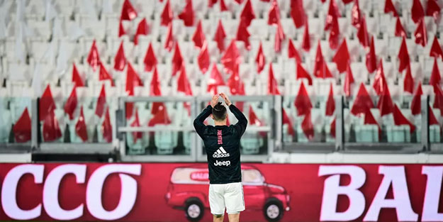 Koronavirüs Ronaldo'yu sarstı!