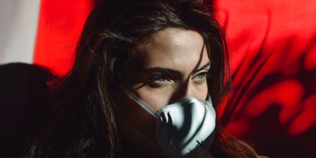 Koronavirüse karşı elektrikli maske