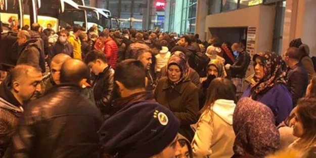 Koronavirüsü kimse takmadı! Otogarlar tıklım tıklım