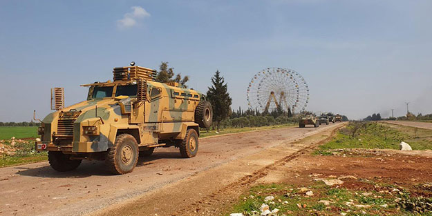 Koronavirüsün gölgesinde İdlib'de Türk-Rus ortak devriyesi icra edildi