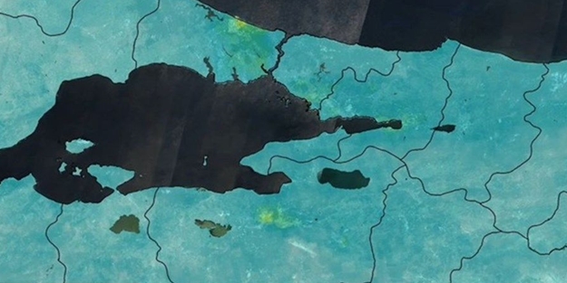 Koronavirüsün Türkiye'ye etkisi uzaydan böyle görüntülendi