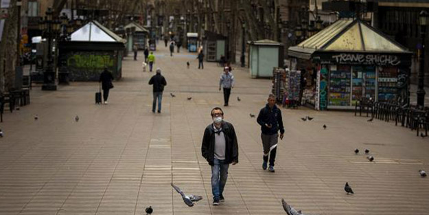 Koronavirüsün yükselişe geçtiği İspanya'da bilanço ağırlaşıyor