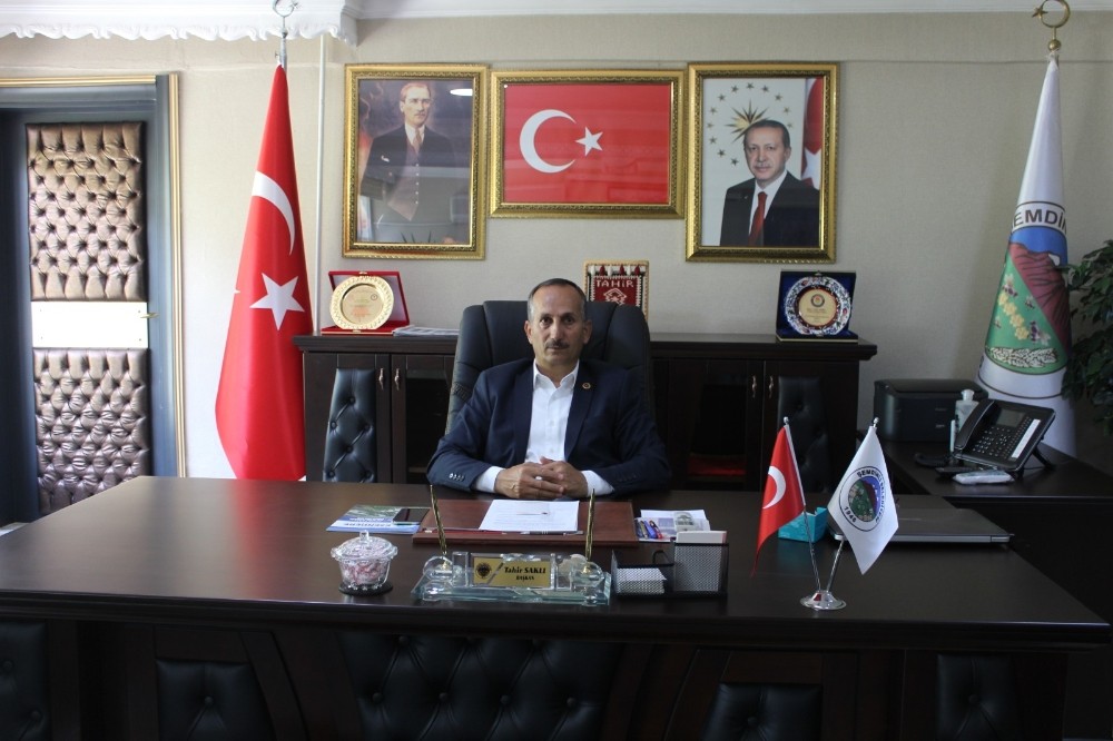 Koronayı atlatan Başkan Saklı görevine yeniden başladı 
