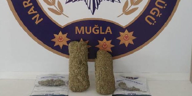 Korsesinde 1 kilo esrarla yakalanan kişi tutuklandı