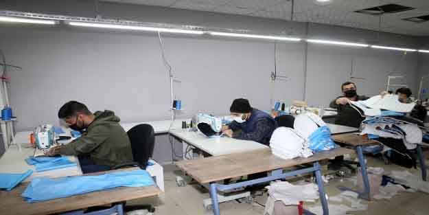 Kosgeb kadın girişimci desteği ile açtığı atölyede ihracata hazırlanıyor