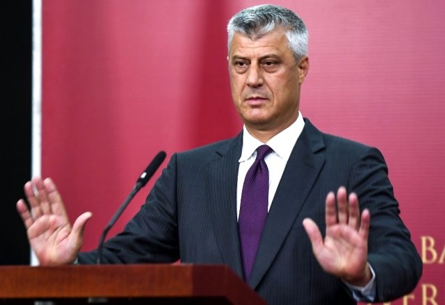 Kosova Cumhurbaşkanı Hashim Thaçi, Sırbistan ile toprak takas etme fikrini şiddetle reddetti