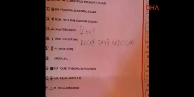 Kosova'daki seçimlerden de Erdoğan çıktı