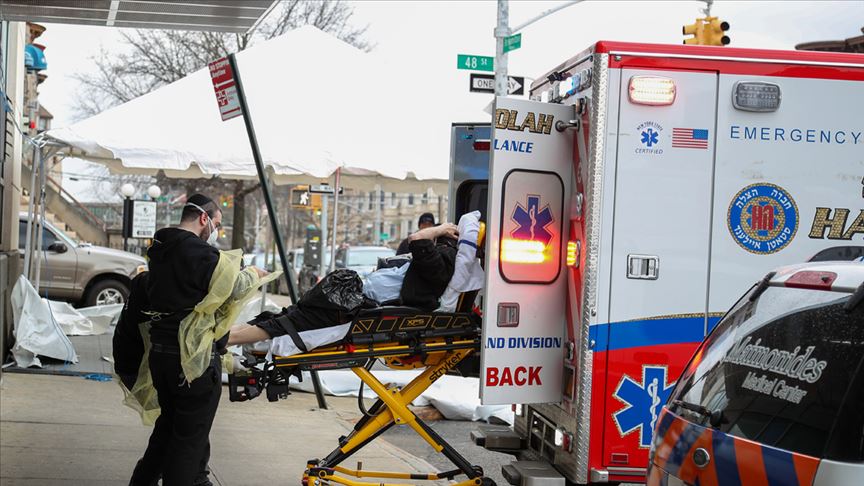 Kovid-19 ABD'de en fazla can alan üçüncü hastalık oldu