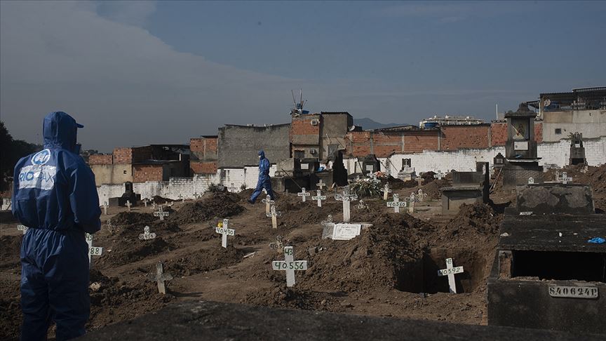 Kovid-19'dan son 24 saatte Brezilya'da 641, Meksika'da 1044, Hindistan'da 445 kişi öldü