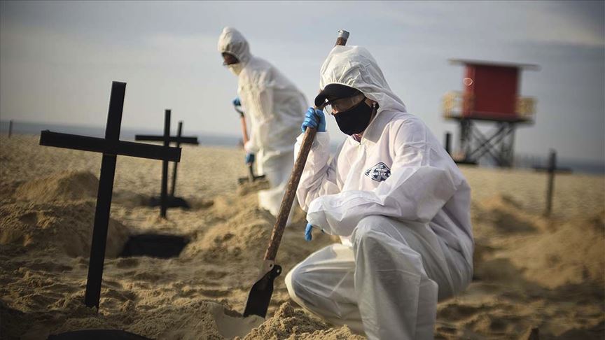 Kovid-19'dan son 24 saatte Brezilya'da 654, Meksika'da 759, Hindistan'da 312 kişi öldü