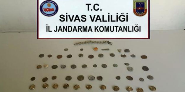 Köy muhtarına tarihi eser kaçakçılığından gözaltı