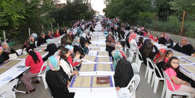 Köylerde iftar bir başka güzel