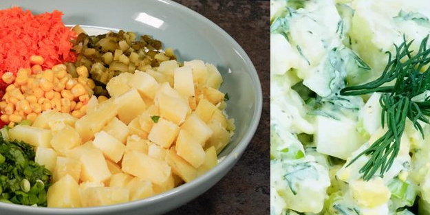 Köz biberli yoğurtlu patates salatası tarifi: Köz biberle yapılan tarifler