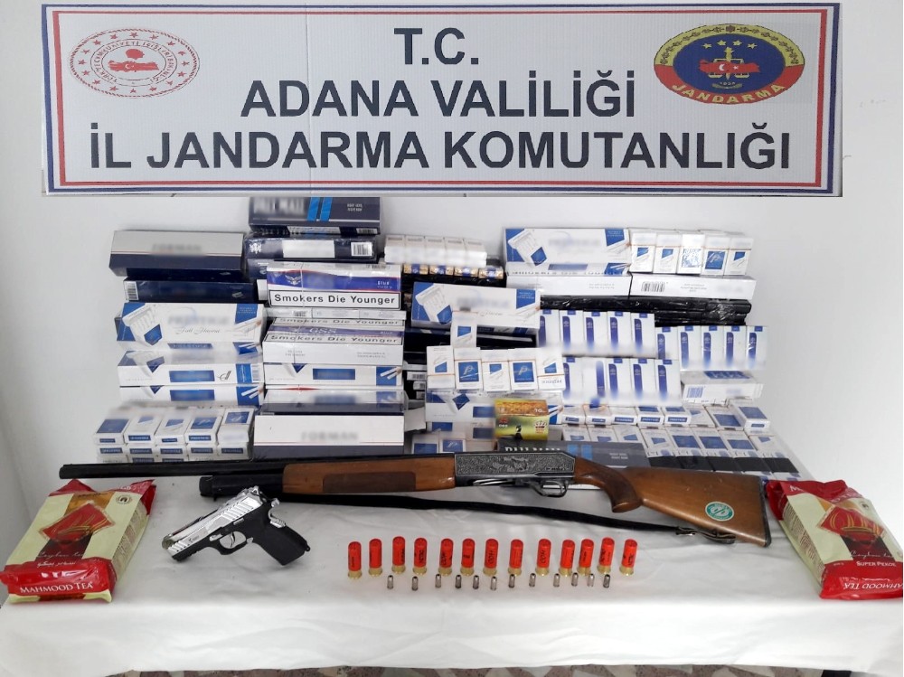 Kozan’da 792 paket kaçak sigara ele geçirildi 