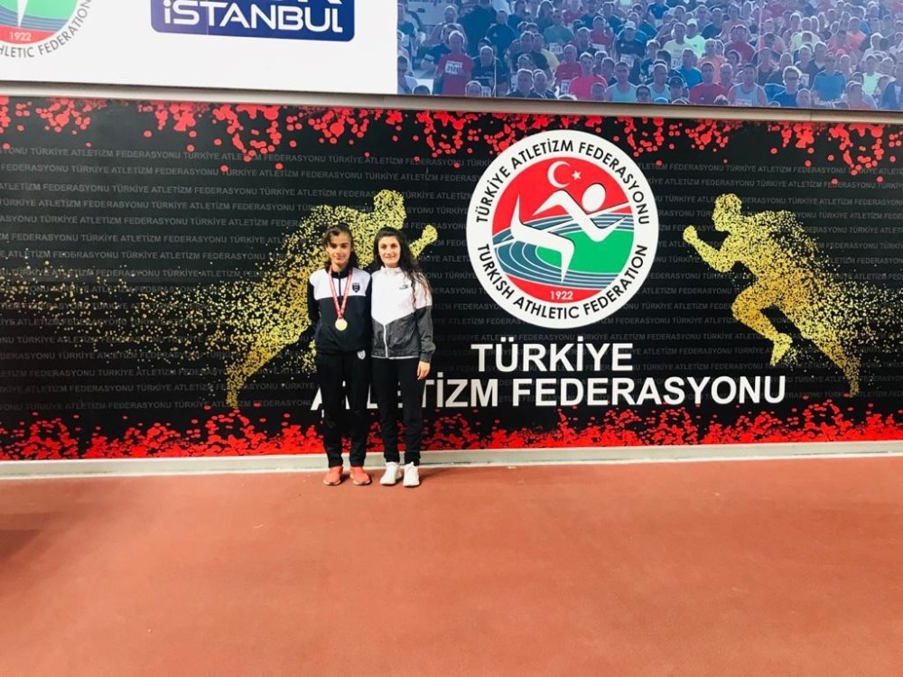 Kozluklu atletten iki altın madalya 