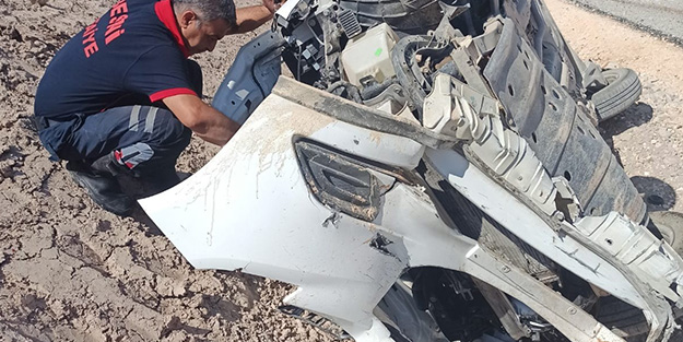 KPSS'ye yetişmeye çalışırken kaza yaptılar: 2 yaralı