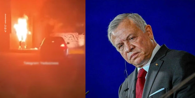 Kral Abdullah'ı dehşete düşüren Filistin protestosu! Kendini ateşe verdi!