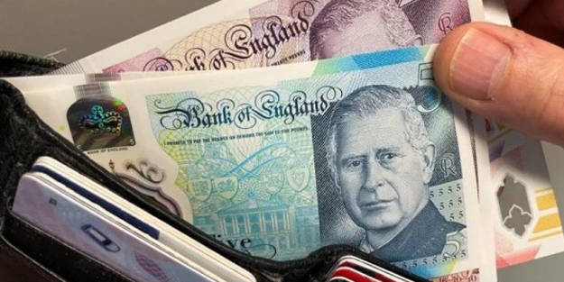 Kral Charles'ın portresinin bulunduğu banknotlar dolaşıma girdi!