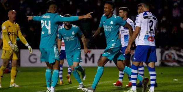 Kral Kupası'nda Real Madrid son 16'ya kaldı