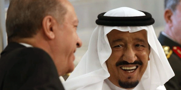 Kral Selman, Erdoğan'ı böyle karşıladı!