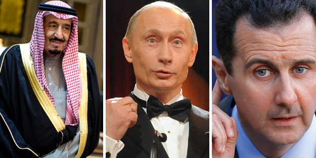 Kral Selman'dan Putin'e teklif: Eğer Esed'i çizersen...