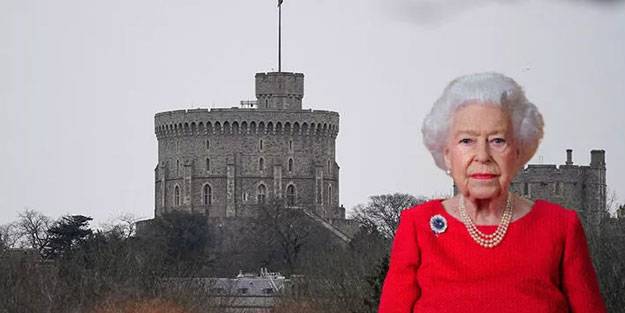 Kraliçe Elizabeth'in yaşadığı yerde alarm verildi