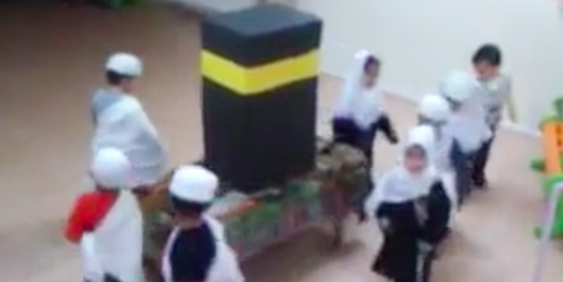 Kreş öğrencilerinin muhteşem görüntüsü