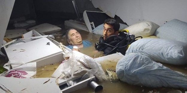 Kritik haber! Boğulmaktan kurtarılan yaşlı kadında rastlandı