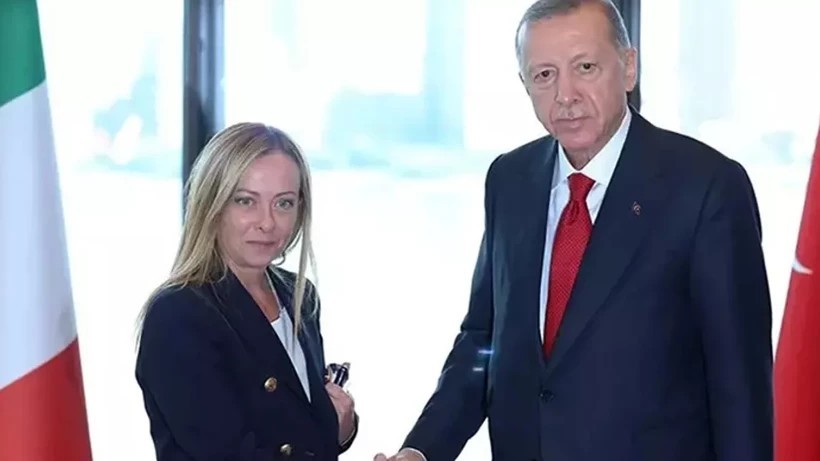 Kritik zirve başladı! Erdoğan ve Meloni Cumhurbaşkanlığı Ofisi’nde bir araya geldi
