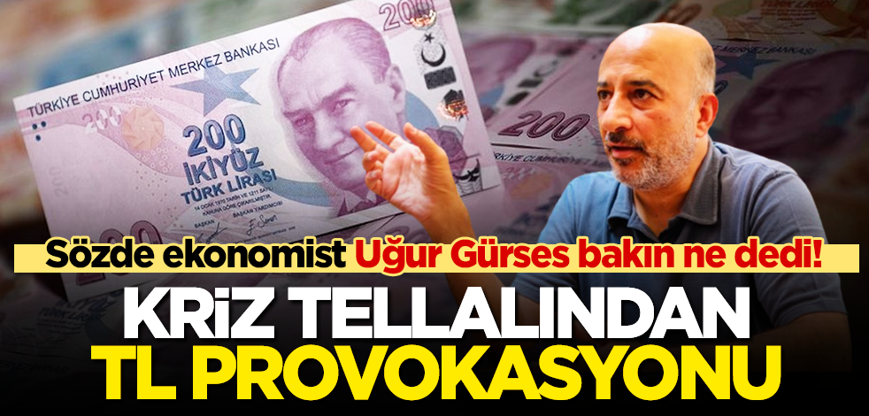 Kriz tellalı yine vatandaşı tedirgin etti! ‘TL’de kalan kaybedecek’ iddiasında bulundu