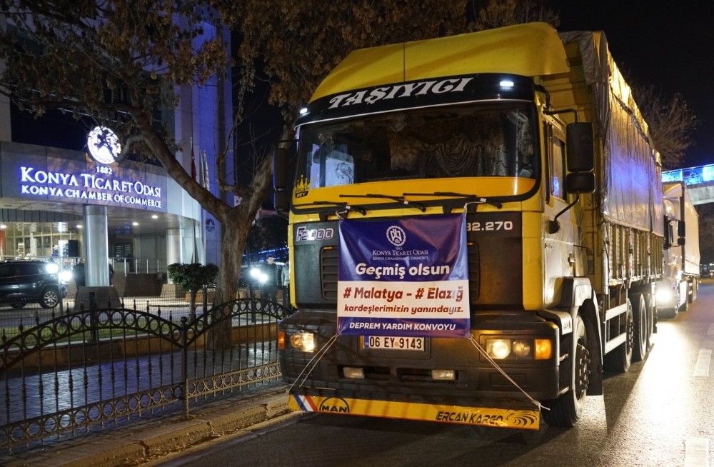 KTO’dan deprem bölgesine yardım tırı 