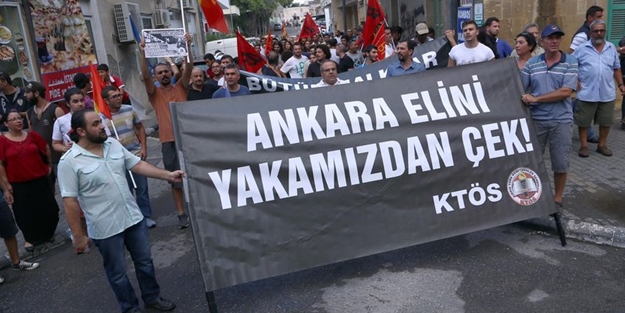 KTÖS'ten tuhaf protesto