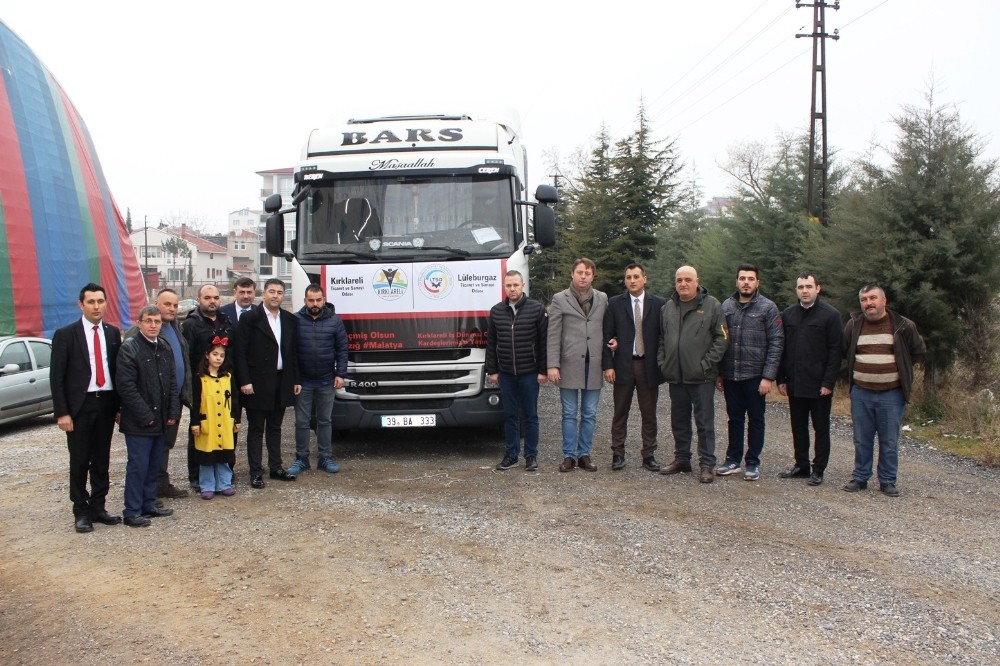 KTSO ve LTSO’dan, Elazığ ve Malatya’ya yardım eli uzandı 