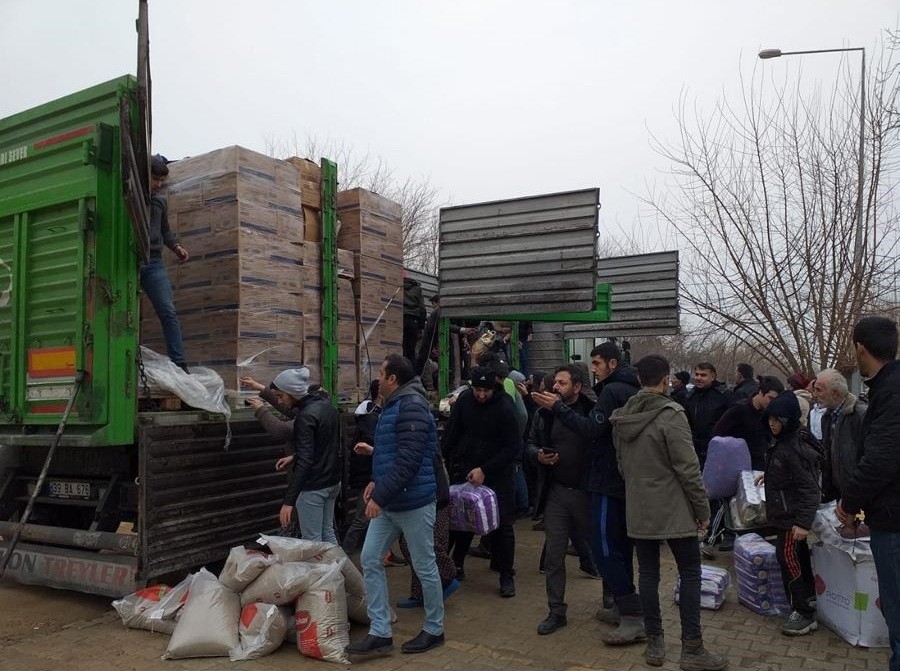 KTSO ve LTSO’nun yardım tırı depremzedelere ulaştı 