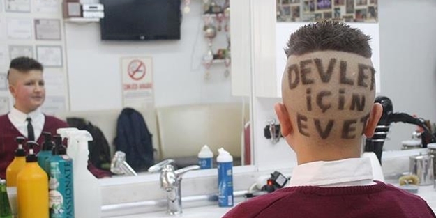 Kuaförden referanduma özel saç modeli