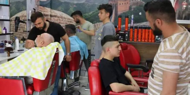 Kuaförlerde bayram telaşı