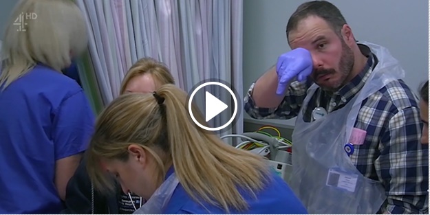 Küçük bebeğin acil servisteki ölüm anı yayınlandı!