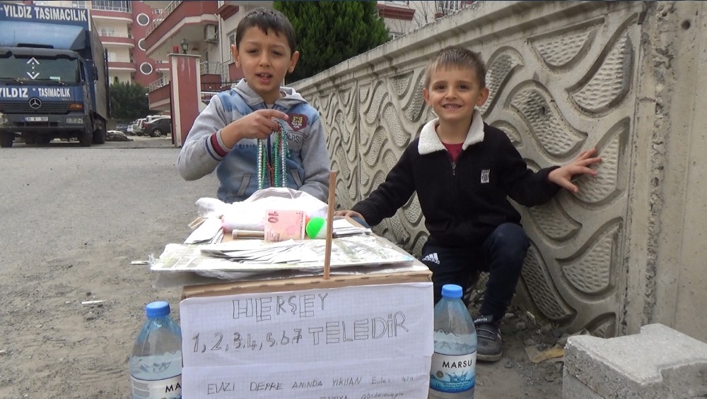 Küçük Berk’in yüreği büyük 