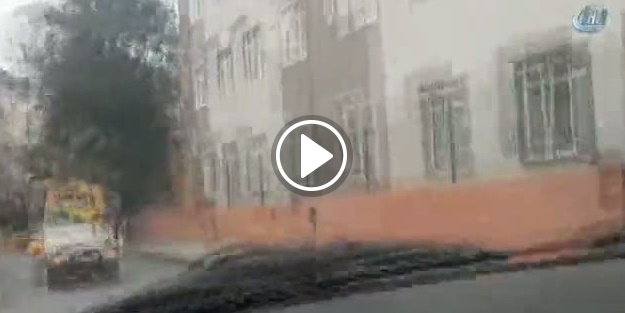 Küçük çocuğun kamyonetteki tehlikeli yolculuğu