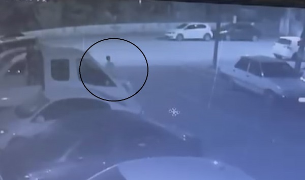 Küçük çocuk kazadan böyle kurtuldu