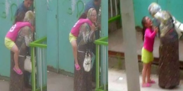 Küçük kız maça giremeyince hüngür hüngür ağladı!