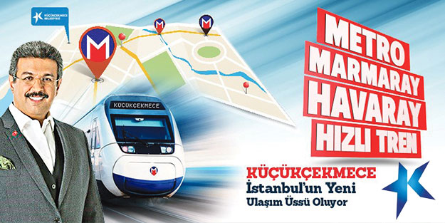 Küçükçekmece İstanbul’un ulaşım üssü oluyor