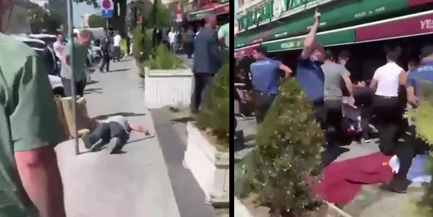 Silahlı kavganın görüntüleri ortaya çıktı! Korku dolu anlar kamerada