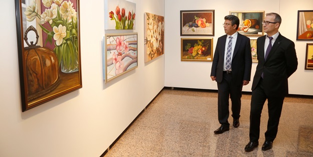 Küçükçekmeceli kursiyerlerden 'İzdüşümler' sergisi