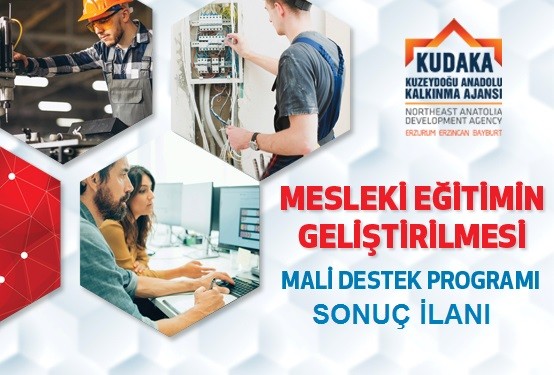 KUDAKA Mesleki Eğitimin Geliştirilmesi Mali Destek Programı sonuçları kesinleşti 